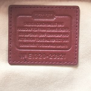 Large red/burgundy tote